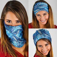 New Zealand Humpback Whale Matariki Neck Gaiter Maori New Year Taniko Niho Taniwha LT14 - Polynesian Pride