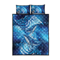 New Zealand Humpback Whale Matariki Quilt Bed Set Maori New Year Taniko Niho Taniwha LT14 - Polynesian Pride