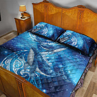 New Zealand Humpback Whale Matariki Quilt Bed Set Maori New Year Taniko Niho Taniwha LT14 - Polynesian Pride