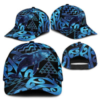 Humpback Whale Matariki New Zealand Classic Cap NZ Maori Paikea Poutama Luxury Blue LT14 - Polynesian Pride