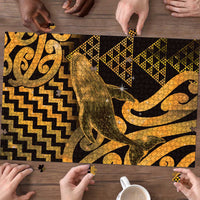 Humpback Whale Matariki New Zealand Puzzle NZ Maori Paikea Poutama Luxury Gold LT14 - Polynesian Pride