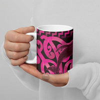 Humpback Whale Matariki New Zealand Ceramic Mug NZ Maori Paikea Poutama Luxury Pink LT14 - Polynesian Pride