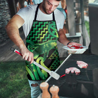 Humpback Whale Matariki New Zealand Apron NZ Maori Paikea Poutama Luxury Green LT14 - Polynesian Pride
