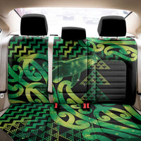Humpback Whale Matariki New Zealand Back Car Seat Cover NZ Maori Paikea Poutama Luxury Green
