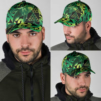 Humpback Whale Matariki New Zealand Classic Cap NZ Maori Paikea Poutama Luxury Green