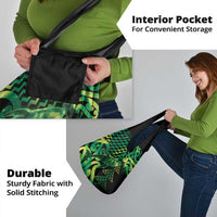 Humpback Whale Matariki New Zealand Grocery Bag NZ Maori Paikea Poutama Luxury Green