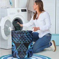Taniko Motifs Matariki New Zealand Laundry Basket NZ Niho Taniwha Poutama LT14 - Polynesian Pride