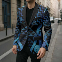 Taniko Motifs Matariki New Zealand Blazer NZ Niho Taniwha Poutama LT14 - Polynesian Pride