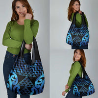 Taniko Motifs Matariki New Zealand Grocery Bag NZ Niho Taniwha Poutama LT14 - Polynesian Pride