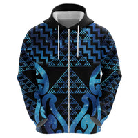 Taniko Motifs Matariki New Zealand Hoodie NZ Niho Taniwha Poutama LT14 - Polynesian Pride