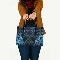 Taniko Motifs Matariki New Zealand Leather Bag NZ Niho Taniwha Poutama LT14 - Polynesian Pride