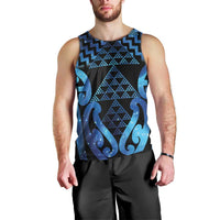 Taniko Motifs Matariki New Zealand Men Tank Top NZ Niho Taniwha Poutama LT14 - Polynesian Pride