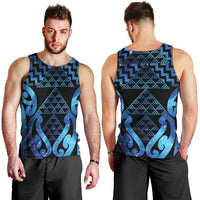 Taniko Motifs Matariki New Zealand Men Tank Top NZ Niho Taniwha Poutama LT14 - Polynesian Pride