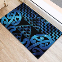 Taniko Motifs Matariki New Zealand Rubber Doormat NZ Niho Taniwha Poutama LT14 - Polynesian Pride