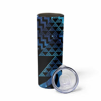 Taniko Motifs Matariki New Zealand Skinny Tumbler NZ Niho Taniwha Poutama