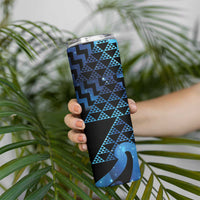 Taniko Motifs Matariki New Zealand Skinny Tumbler NZ Niho Taniwha Poutama