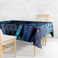 Taniko Motifs Matariki New Zealand Tablecloth NZ Niho Taniwha Poutama LT14 - Polynesian Pride