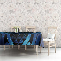 Taniko Motifs Matariki New Zealand Tablecloth NZ Niho Taniwha Poutama LT14 - Polynesian Pride