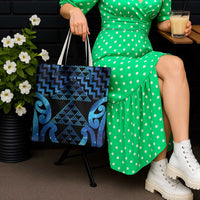 Taniko Motifs Matariki New Zealand Tote Bag NZ Niho Taniwha Poutama
