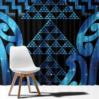 Taniko Motifs Matariki New Zealand Window Curtain NZ Niho Taniwha Poutama LT14 - Polynesian Pride