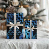 Taniko Motifs Matariki New Zealand Wrapping Paper NZ Niho Taniwha Poutama LT14 - Polynesian Pride