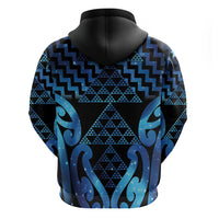 Taniko Motifs Matariki New Zealand Zip Hoodie NZ Niho Taniwha Poutama LT14 - Polynesian Pride