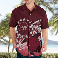 Cook Islands Mangaia Gospel Day Hawaiian Shirt Polynesian Art With Sea Turtle LT14 - Polynesian Pride
