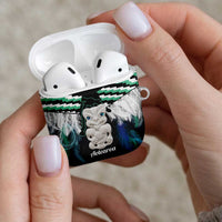 Aotearoa Korowai Motif AirPods Case Hei Tiki Poutama Maori Pattern LT14 - Polynesian Pride