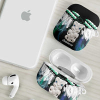 Aotearoa Korowai Motif AirPods Case Hei Tiki Poutama Maori Pattern LT14 - Polynesian Pride