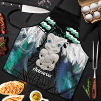 Aotearoa Korowai Motif Apron Hei Tiki Poutama Maori Pattern - Polynesian Pride