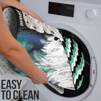 Aotearoa Korowai Motif Bathroom Set Hei Tiki Poutama Maori Pattern - Polynesian Pride