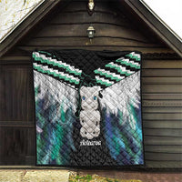 Aotearoa Korowai Motif Quilt Hei Tiki Poutama Maori Pattern