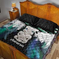 Aotearoa Korowai Motif Quilt Bed Set Hei Tiki Poutama Maori Pattern LT14 - Polynesian Pride