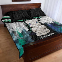 Aotearoa Korowai Motif Quilt Bed Set Hei Tiki Poutama Maori Pattern LT14 - Polynesian Pride