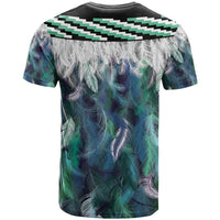 Aotearoa Korowai Motif T Shirt Hei Tiki Poutama Maori Pattern