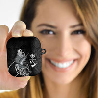 Guam Blue Marlin Fishing AirPods Case Guahan Fish Hook Tattoo Black Version LT14 - Polynesian Pride