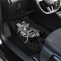 Guam Blue Marlin Fishing Car Mats Guahan Fish Hook Tattoo Black Version LT14 - Polynesian Pride