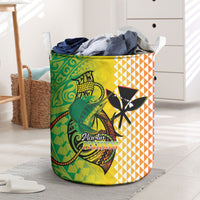 Hawaii Blue Marlin Fishing Laundry Basket Hawaiian Kanaka Kakau Reggae LT14 Reggae - Polynesian Pride