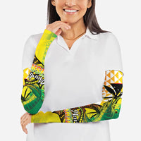 Hawaii Blue Marlin Fishing Arm Sleeves Hawaiian Kanaka Kakau Reggae LT14 - Polynesian Pride