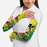 Hawaii Blue Marlin Fishing Arm Sleeves Hawaiian Kanaka Kakau Reggae LT14 - Polynesian Pride