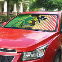 Hawaii Blue Marlin Fishing Auto Sun Shade Hawaiian Kanaka Kakau Reggae LT14 - Polynesian Pride