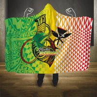Hawaii Blue Marlin Fishing Hooded Blanket Hawaiian Kanaka Kakau Reggae LT14 - Polynesian Pride