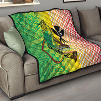 Hawaii Blue Marlin Fishing Quilt Hawaiian Kanaka Kakau Reggae LT14 - Polynesian Pride