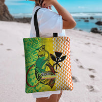 Hawaii Blue Marlin Fishing Tote Bag Hawaiian Kanaka Kakau Reggae LT14 - Polynesian Pride