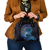 Personalised Blue Marlin Fishing New Zealand Shoulder Handbag NZ Kiwi Cowboy Born To Fish