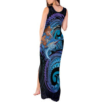 Personalised Blue Marlin Fishing New Zealand Tank Maxi Dress NZ Kiwi Cowboy Born To Fish