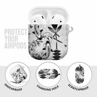Japan And Hawaii AirPods Case Sakura Koi Fish Hawaiian Lei Kanaka - Polynesian Pride
