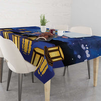 Japan Obon Festival Tablecloth Sakura Lanterns With Bon Dance LT14 - Polynesian Pride