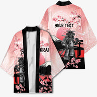 Personalised Japan Samurai Warrior Kimono Japanese Cherry Blossom Polynesian Pattern - Polynesian Pride