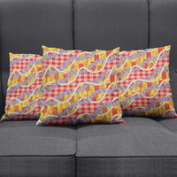 Hawaii Kahili Palaka Motifs Pillow Cover Hawaiian Honohono Pikake Lei